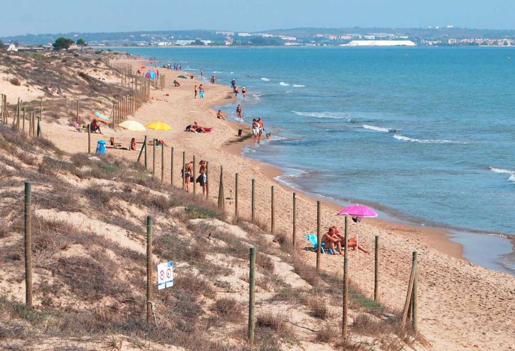 Playa protegida de El Pinet