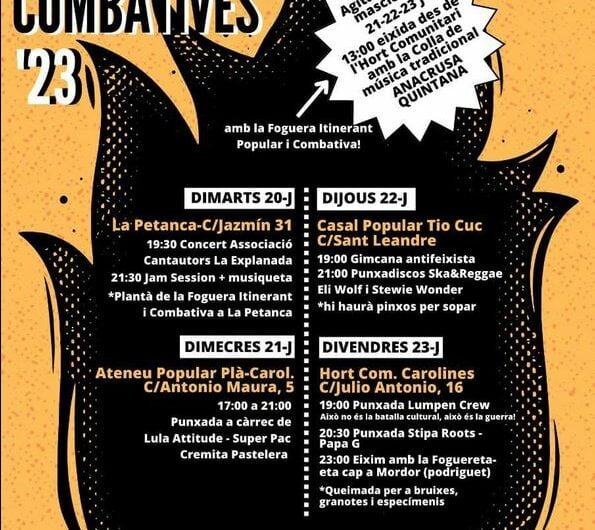 Fogueres Combatives 2023