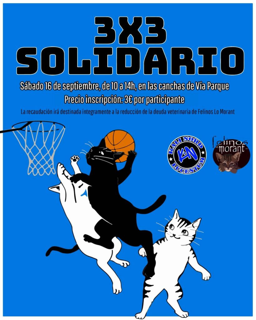 3x3 solidario Felinos Lo Morant
