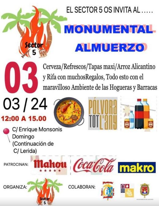 monumental almuerzo