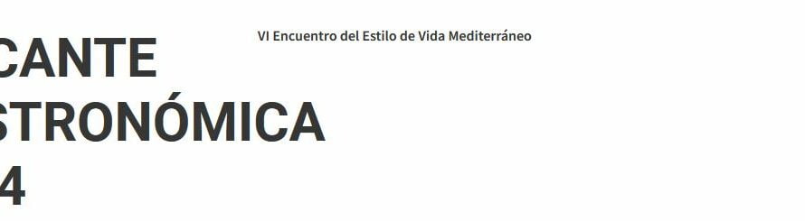 ALICANTE GASTRONÓMICA 2024