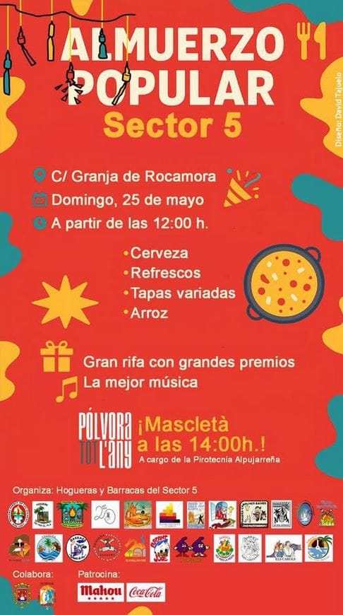 almuerzo popular sector 5